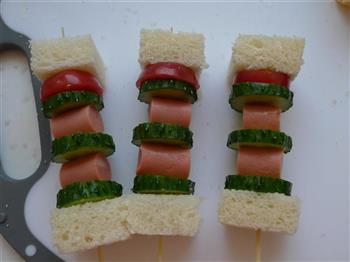 蔬菜水果串串三明治的做法图解8