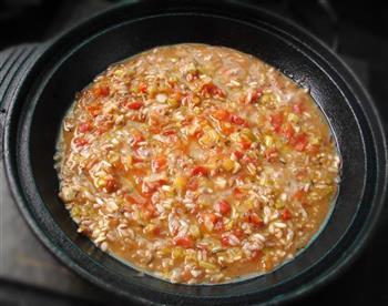 虾仁脆肠焖红米饭的做法步骤8