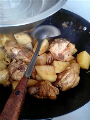 鸡腿炖土豆的做法步骤7