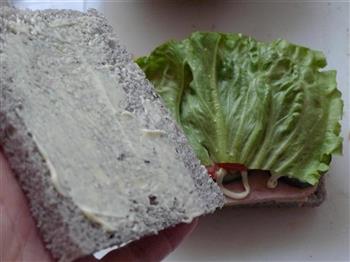 蔬菜午餐肉三明治的做法图解11