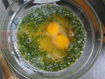 韭苔鸡蛋煎饼的做法步骤5