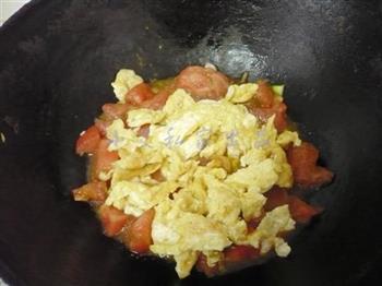 西红柿鸡蛋菠菜面的做法图解7