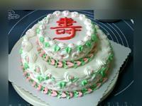 祥云托寿裱花蛋糕的做法步骤25