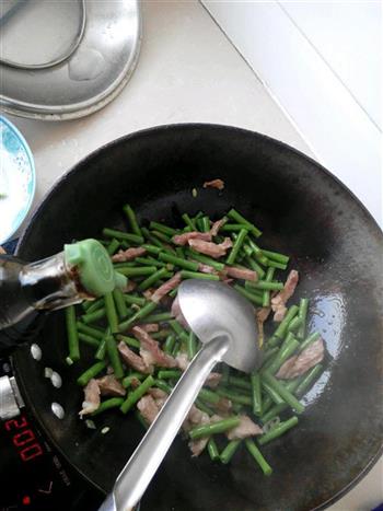 肉炒豇豆的做法步骤5