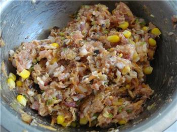 猪肉玉米烧麦的做法步骤14