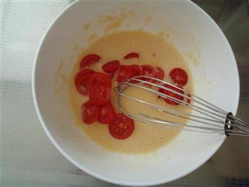 小番茄煎蛋饼的做法图解7
