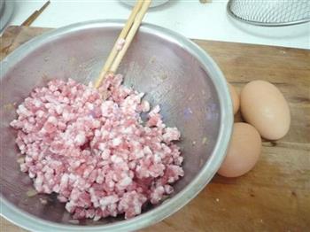 鸡蛋酿肉丸的做法图解1