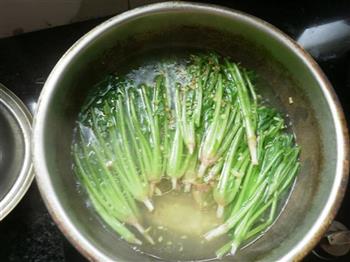 素菠菜汤的做法步骤3