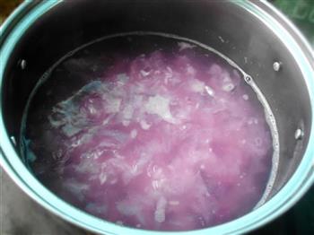 核桃银耳紫薯粥的做法步骤5