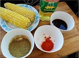 刷料烤玉米的做法步骤1