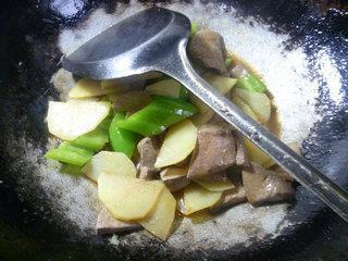 青椒土豆炒猪肝的做法步骤19