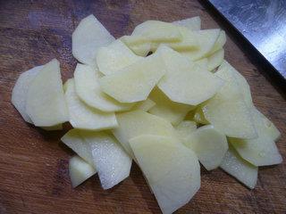 青椒土豆炒猪肝的做法步骤3