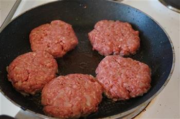 手工牛肉汉堡的做法步骤8