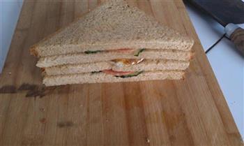 自制三明治的做法步骤7