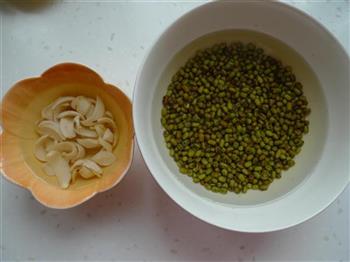 百合绿豆浆的做法图解2