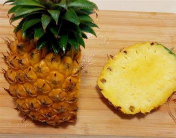 菠萝焗饭的做法图解4