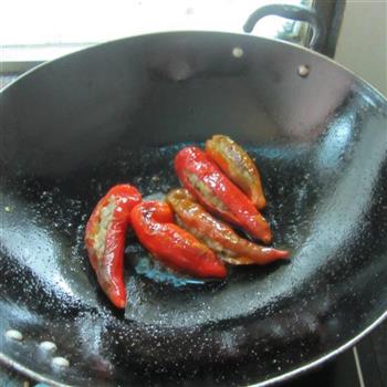 红辣椒酿肉的做法图解9