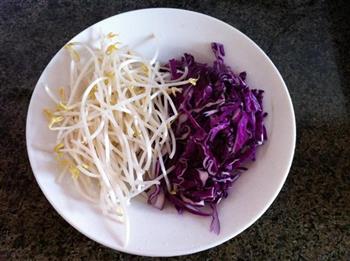 紫甘蓝炒米饭的做法步骤1