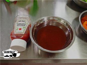 茄汁虾仁西兰花的做法步骤7