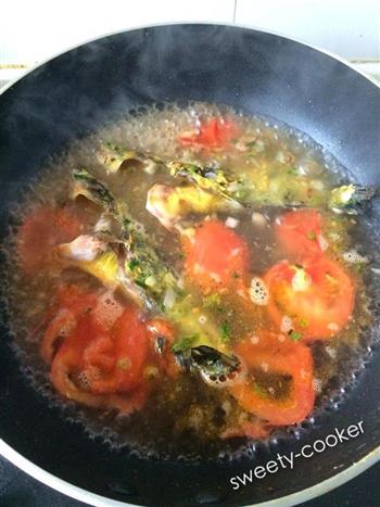 番茄鱼汤面的做法步骤7