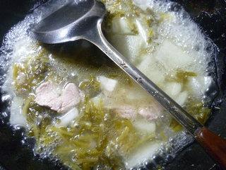 瘦肉雪菜冬瓜汤的做法步骤10