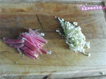 肉丝蕨菜的做法步骤3