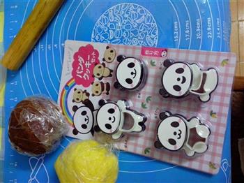 立体熊猫饼干的做法步骤10