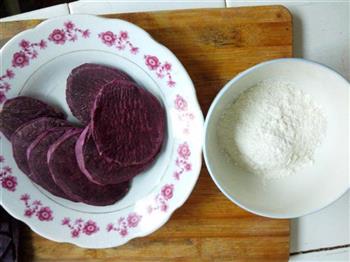 香脆紫薯饼的做法步骤2