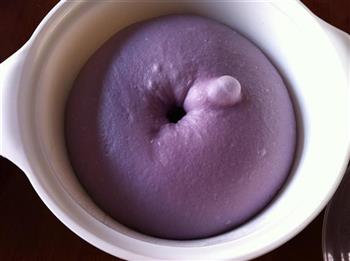紫甘蓝双色土司的做法图解4