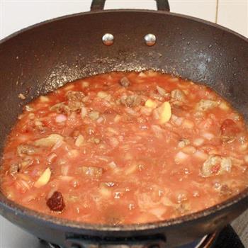 番茄牛腩饭的做法步骤8