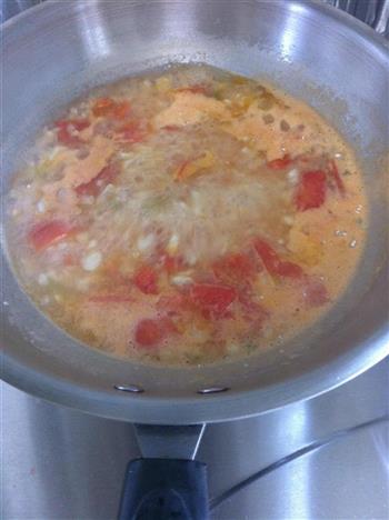 西红柿虾仁疙瘩汤的做法步骤6
