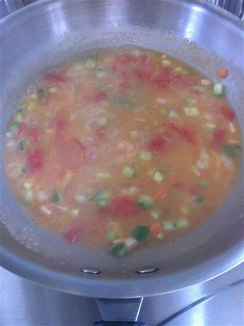 西红柿虾仁疙瘩汤的做法图解7
