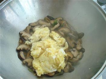 花菇炒鸡蛋的做法步骤8