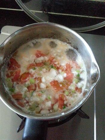 西红柿疙瘩汤的做法步骤5