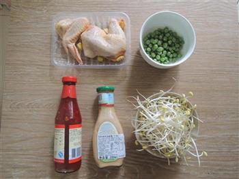 泰式蔬菜鸡肉沙拉的做法步骤1