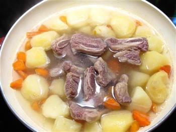 土豆红萝卜小排炖汤的做法步骤4