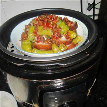 酸辣椒蒸东坡肉的做法步骤9