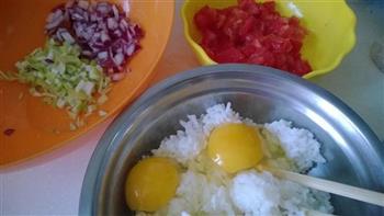 西红柿鸡蛋炒饭的做法图解1