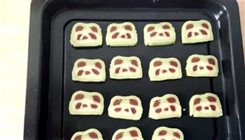 可爱熊猫饼干的做法步骤21
