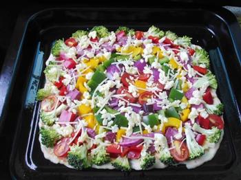彩虹披萨的做法步骤11