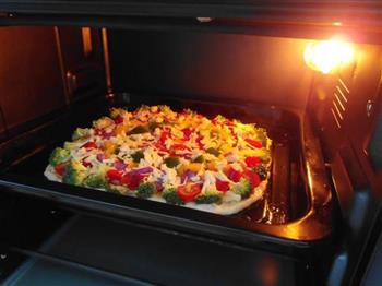 彩虹披萨的做法步骤12