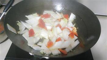 甜椒炒白菜的做法步骤6