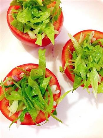 番茄盅虾沙拉的做法图解11