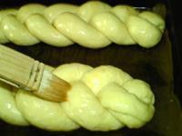 鲜奶油辫子面包的做法步骤18