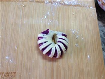 紫薯花卷面包的做法图解8