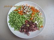 腊肠豌豆焖饭的做法图解2
