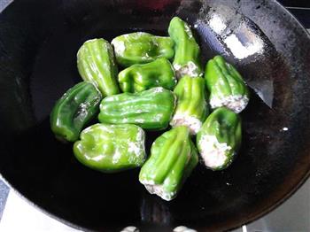 青椒酿肉的做法步骤10
