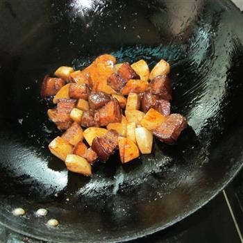 红烧萝卜肉丁的做法步骤6