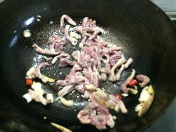 鱼香茭白炒肉的做法步骤8