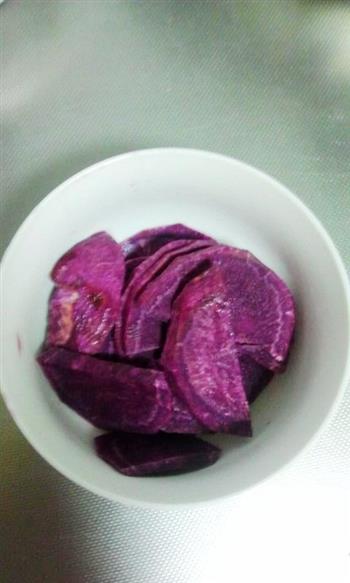 胡萝卜青豆紫薯泥的做法图解4